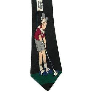 Hallmark 18th Hole Golf Men's Necktie